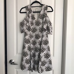 Club Monaco Off the Shoulder Floral Dress